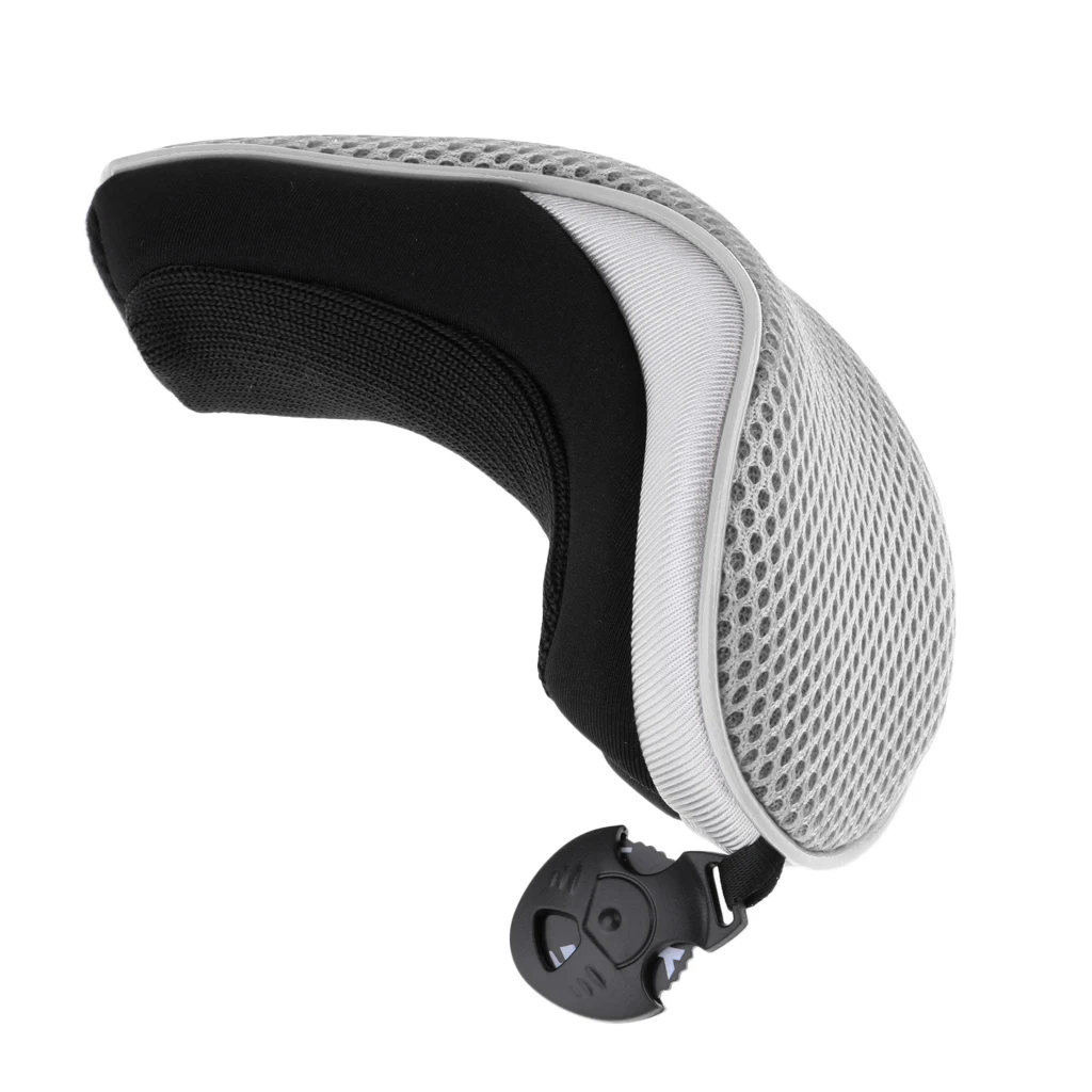  2pcs Golf Hybrid UT Club Rescue Head Cover Headcover with Number Tag 2, 3, 4, 5, 7, X Sports Golf Club Head Cover Protector