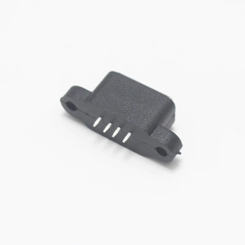 Waterproof USB Female Port with Ears - IP67 Rated