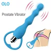 Anal Vibrator Sex Toys for Women men Anal Beads Vibrator Gay Toys Prostate Massage Smooth Butt Silicone Plug Adult Products 1
