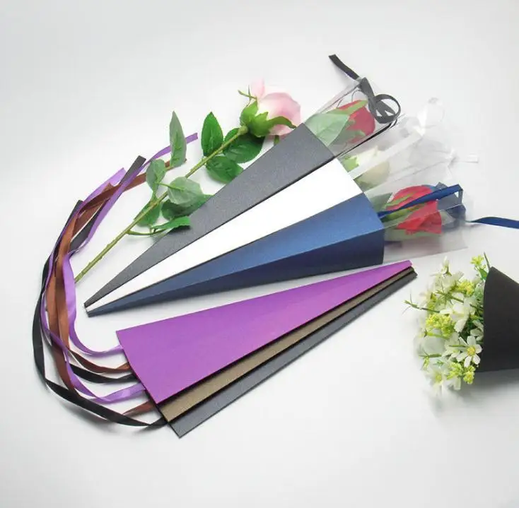 300pcs Single rose box single flower box rose gift box holiday custom gift box flowers package flower shop dedicated SN2479