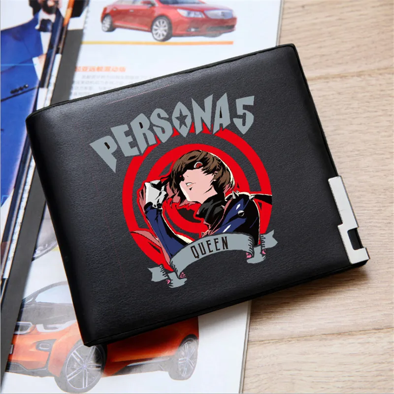 Горячая Распродажа, кошелек унисекс с принтом в виде Игры Persona 5 P5, короткий кошелек из искусственной кожи, держатель для карт из искусственной кожи, сумка для денег - Цвет: Style-7