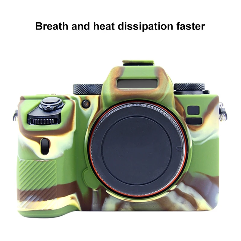 Soft Camera Video Bag Silicone Case Rubber Camera case Protective Body Cover Skin For Sony A9 A7R III A7R3 A7 mark 3 A7 III