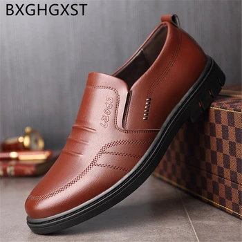 

Leather Shoes Mens Dress Boots Winter Boots Loafers Men Formal Dresses Designer Shoes Slip on Snow Boots Men Casual Shoes 2020