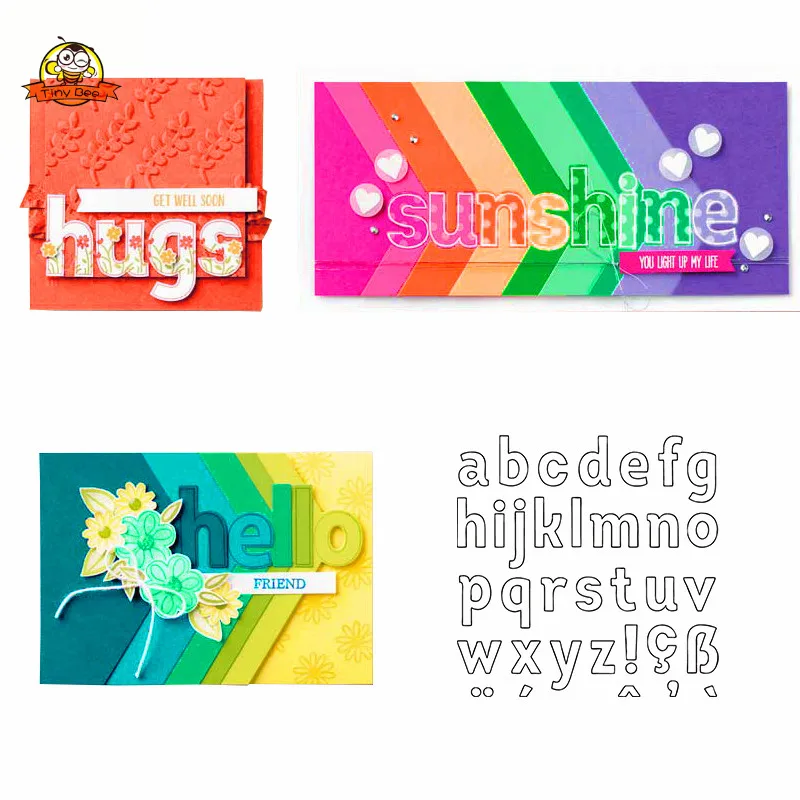 

2019 New Arrival Alphabet Dies Letter Metal Cutting Dies and stamps DIY Scrapbooking Card Stencil Paper Craft Stamp Die Set