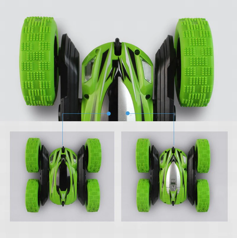 1:24 Rc автомобиль Высокая скорость 3D флип пульт дистанционного управления модель автомобиля Drift Buggy Crawler на батарейках трюк машина радиоуправления светодиодные машины