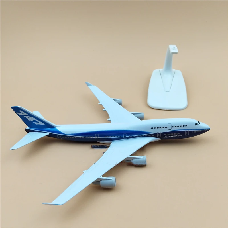 20 см Boeing B747 опытный образец металлический сплав самолет модель игрушечный самолет детский подарок коллекционная