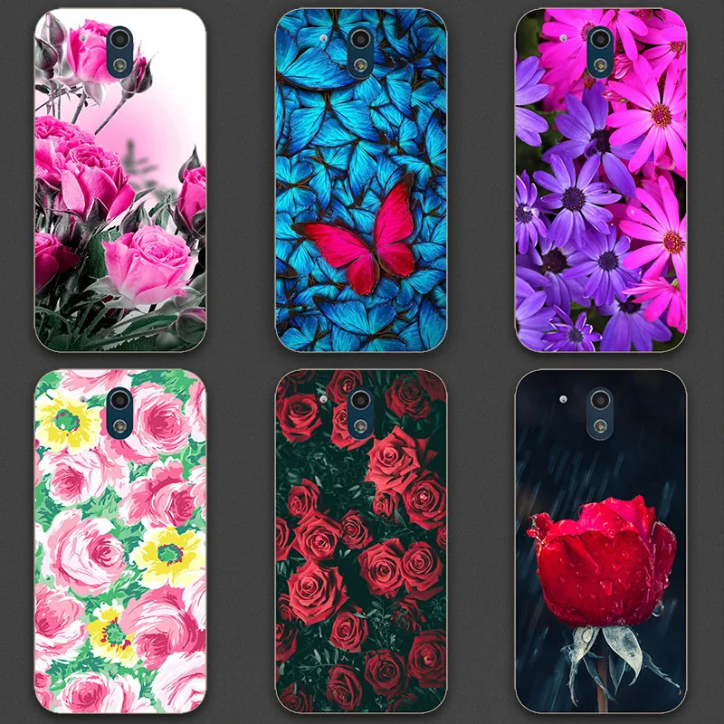 Case For HTC Desire 526 526G 526G+ 326 326G Dual Sim Colorful Flowers Skin Back Cover Phone Bags Protective Cases | Мобильные
