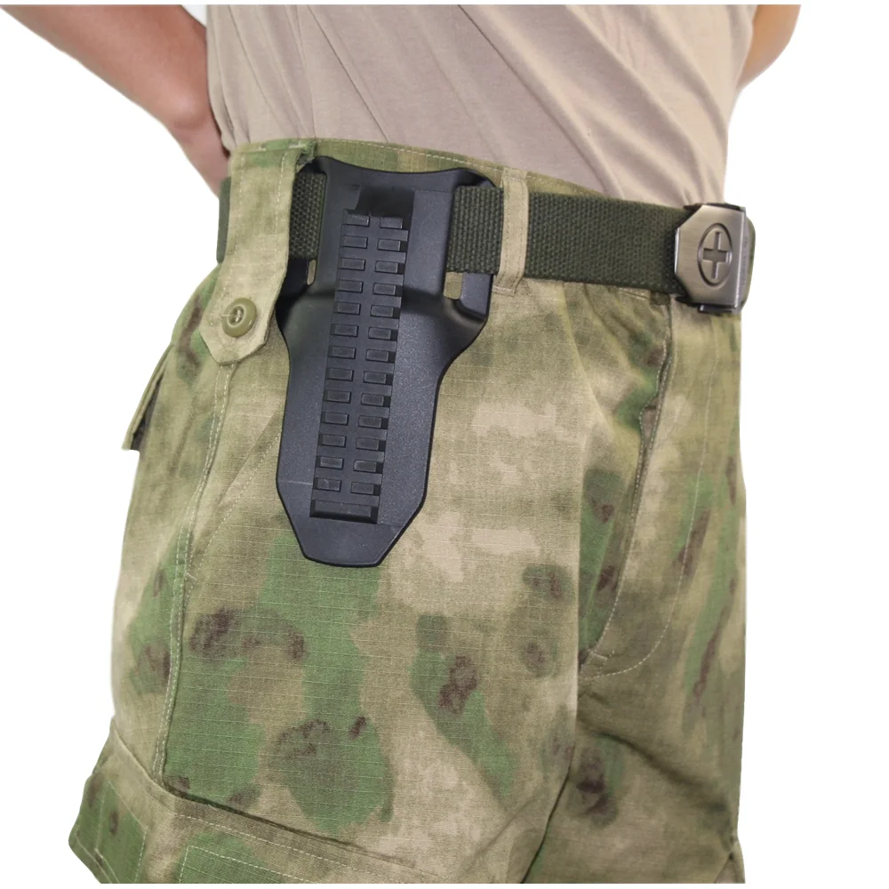 Belt Gun Holster Platform for Safariland Glock17 Colt1911 USP M9 Hunting Belt Waist Tactical Pistol Holster Adapter Paddle Loop