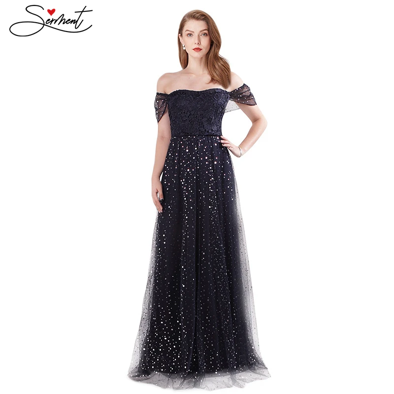 

OLLYMURS New Elegant Woman Evening Gown Elegant and Sparkling Glamour Evening Dress Suitable for Formal Parties