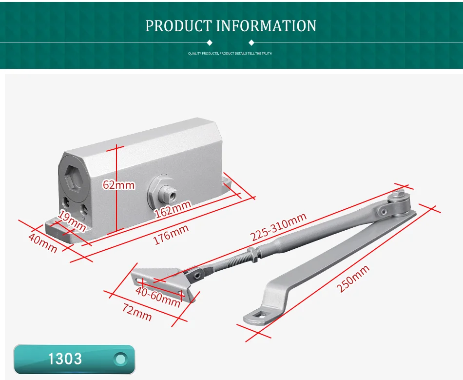 MARIE-1303-Aluminum-Alloy-Door-Closer-40kg-65kg-Automatic-Hydraulic-Buffer-Closing-Spring-Door-Closer_14