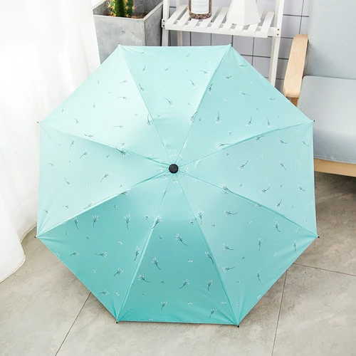 green New Van Gogh Oil Painting Umbrella Rain Women Brand Paraguas Creative Arts Parasol Female Sun And Rain Umbrellas - Цвет: green