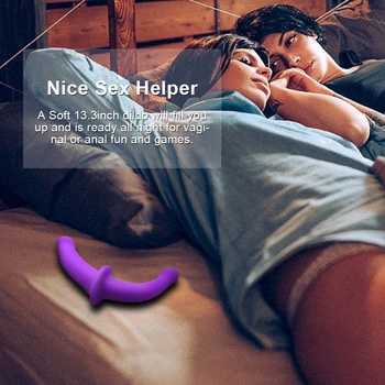 Soft Silicone Dildos Strapon for Two Women Anal Vaginal Stimulation Double Penetration Ended Sex Toys for Female Lesbian Couples 6