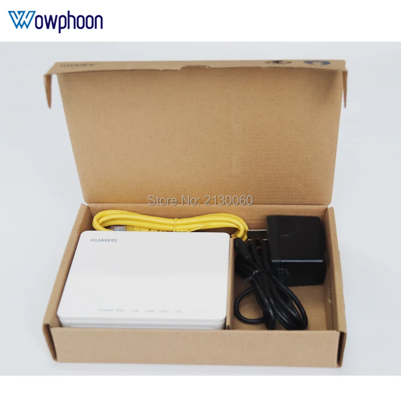 Huawei HG8120C 1GE + 1FE 1 порт FTTH GPON ONU волоконный модем Viop TEL маршрутизатор|Оптоволоконное