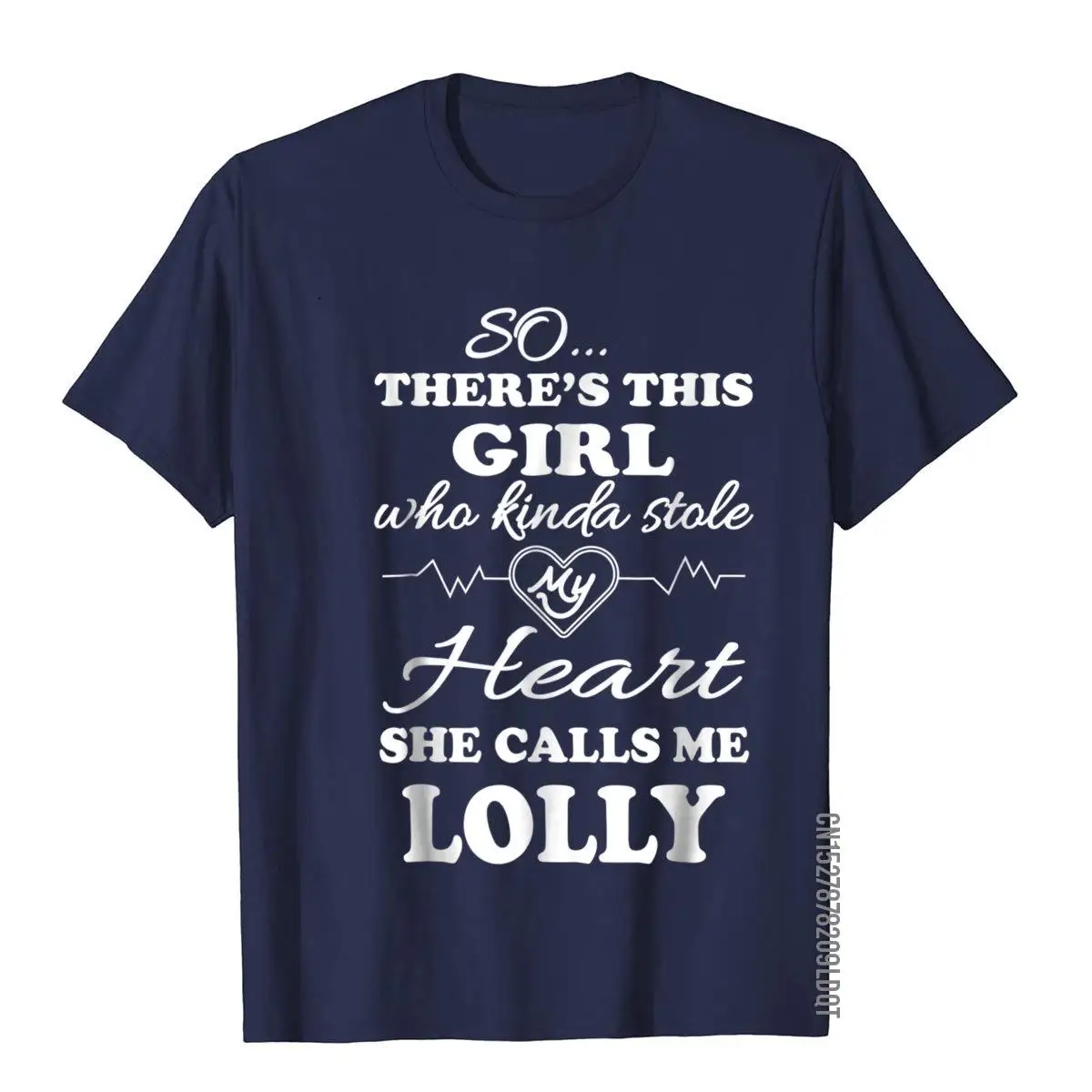 Lolly TShirt Grandmother Girl Calls Me Lolly Shirt Gift__B13133navy