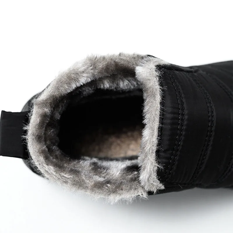 Fashion Men Boots Winter Snow Boots Outdoor Winter Shoes Men Sneakers Plus Size Military Boots Waterproof Shoes Work Shoes