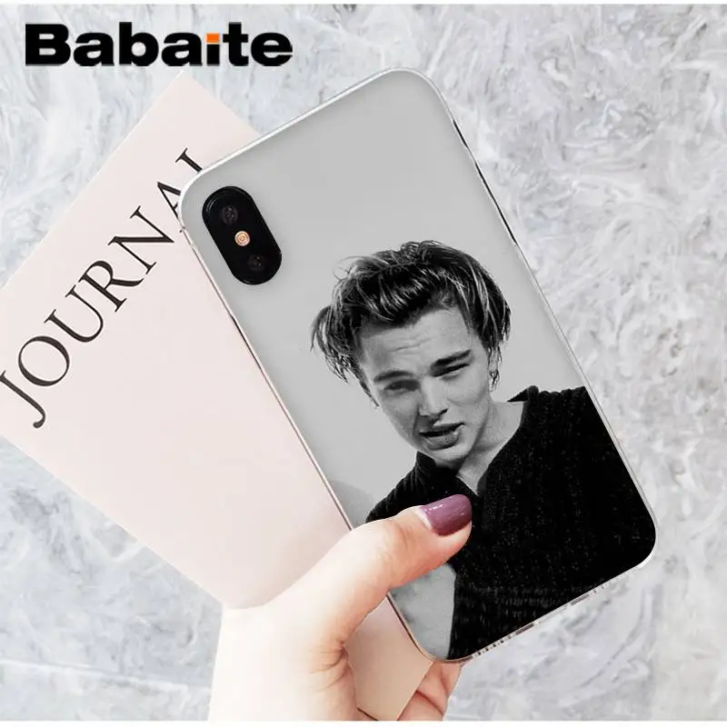 Babaite dicaprio leo young leonardo Новинка чехол для телефона Fundas чехол для iPhone8 7 6 6S Plus X XSMAX 5 5S SE XR 11 11pro 11promax