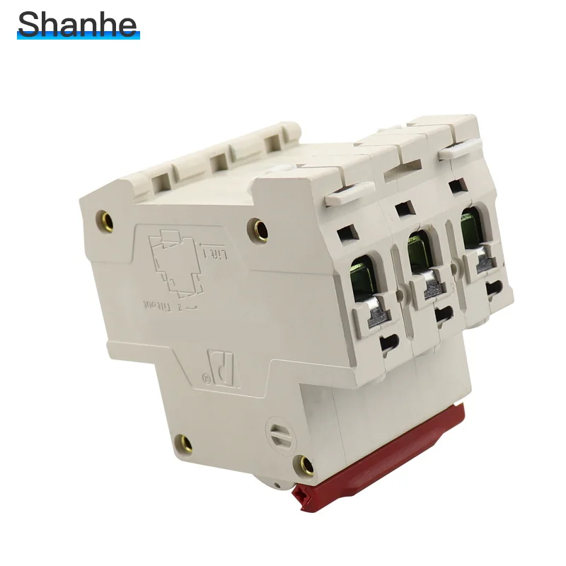 DZ47 3P 10A 16A 20A 25A 32A 40A 50A 63A выключатель AC mcb предохранитель безопасности C Тип C45