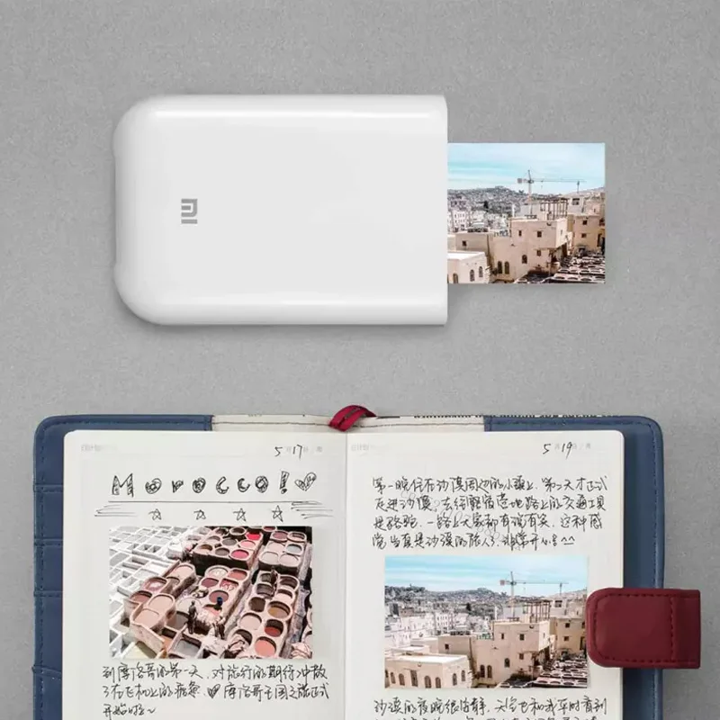 Xiaomi Mijia AR принтер 300 точек/дюйм портативный фото мини карманный с DIY поделиться 500 мАч принтер картинок Карманный принтер работа с Mijia