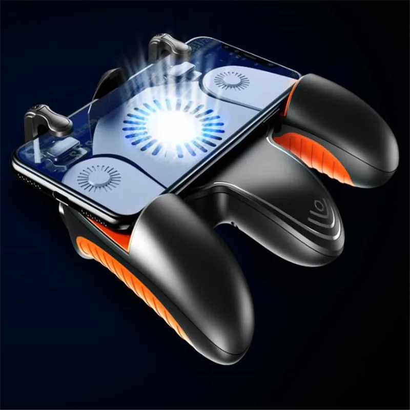 

M16 for Pubg Controller Mobile Game Shooter Pubg Trigger Fire Button for Iphone Android Phone Gamepad Joystick with Cooler Fan