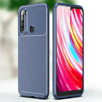 

50pcs/lot Case For Xiaomi Redmi Note 8T Soft TPU Carbon Fiber Anti-Scratch Rugged Back Cover For Xiaomi Redmi Note 8T