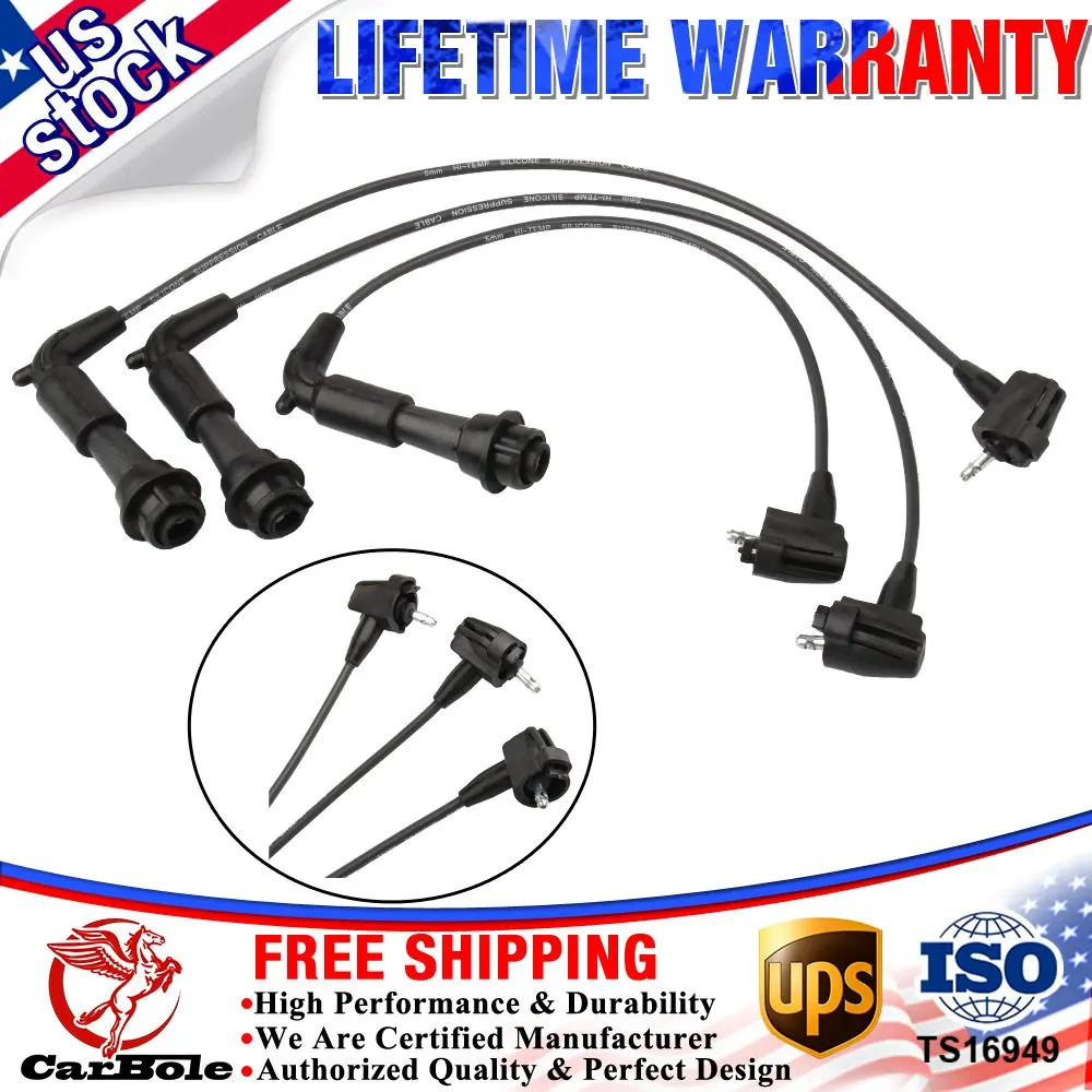 

Spark Plug Wire Set for Lexus GS300 IS300 SC300 1998 1999 2000 2001 2002 2003-04