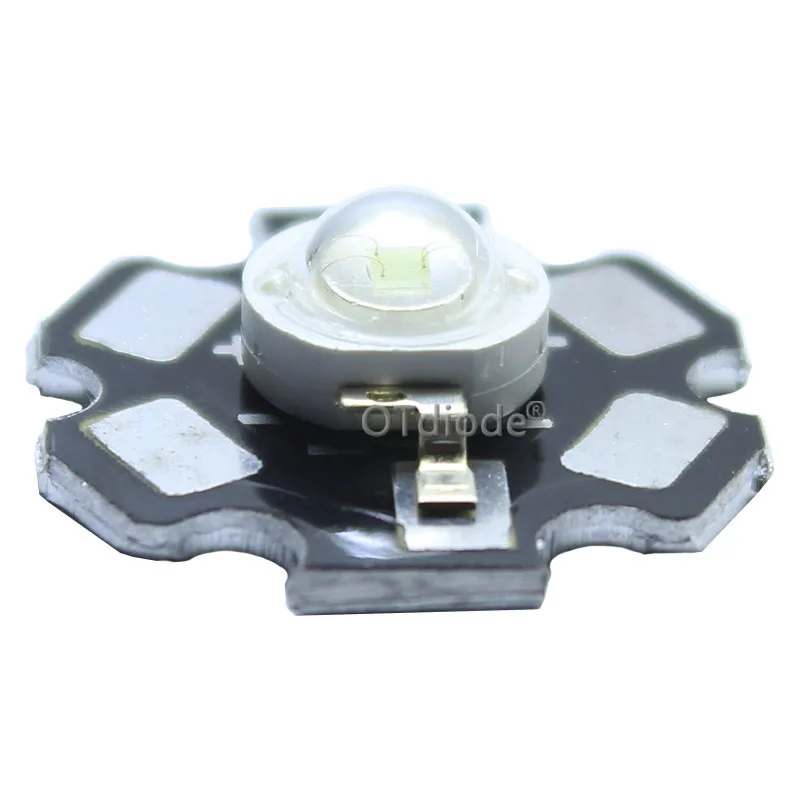 100pcs 3W LED High power Lamp bead Green 520-530nm 45mil Chips Diode 700mA 3.0-3.6V for bulbs Spot Light Plant Grow decoration