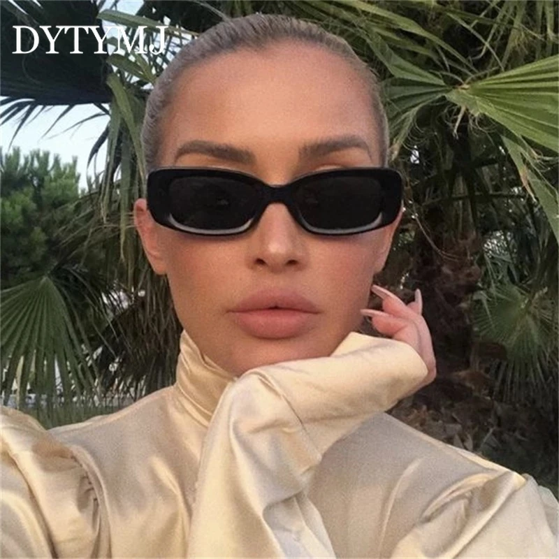 

DYTYMJ Small Frame Sun Glasses for Women Square Sunglasses Women Luxury Brand Designer Sunglasses Retro Cat Eye Gafas De Sol