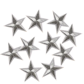 

10 Pcs/Set Star Embroidery Sew Iron On Patch Badge Clothes Applique Bag Fabric DIY Craft Sewing Accessories Home Supplies