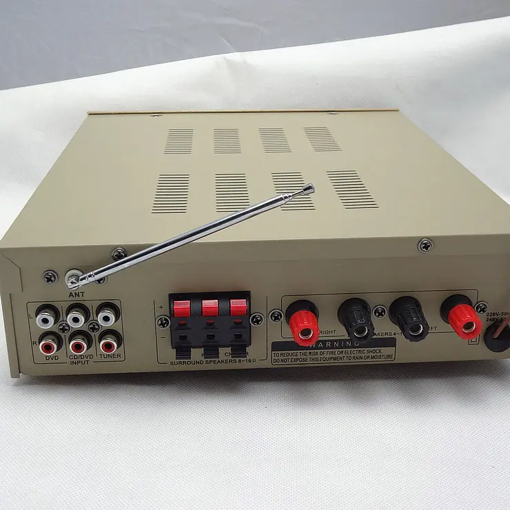 KYYSLB 220V 300 Вт* 2 5,0 дома Театр Bluetooth усилитель AV-168BT высокий профессиональный Мощность AV сабвуфер лихорадка KTV усилитель 50 Гц