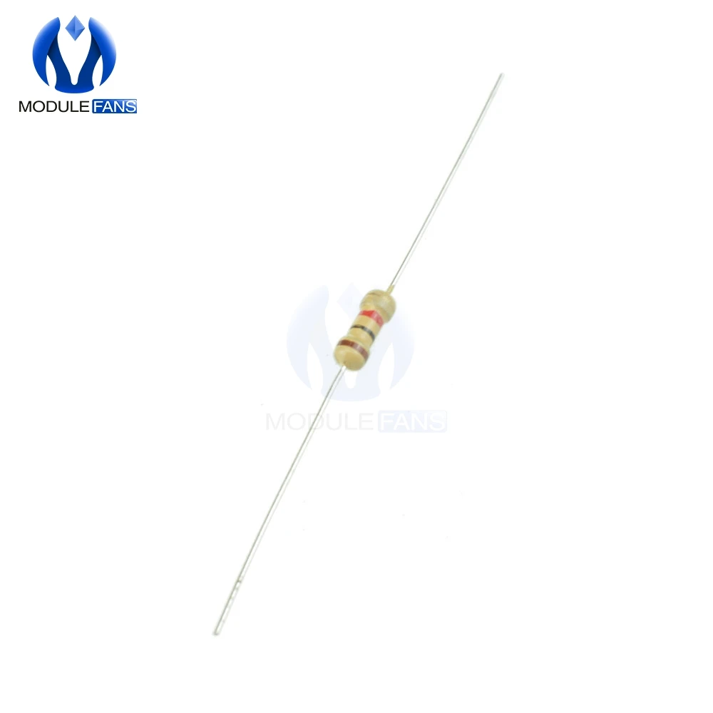 Carbon film resistor 100PCS 1000 Ohms 1K Ohms 0.25W 1/4W 5% Carbon Film Resistors Resistance