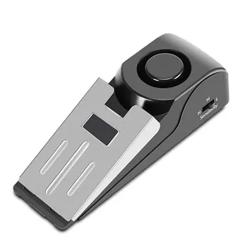 

120 dB Anti-theft Burglar Stop System Security Home Wedge Shaped Door Stop Stopper Alarm Block Blocking System