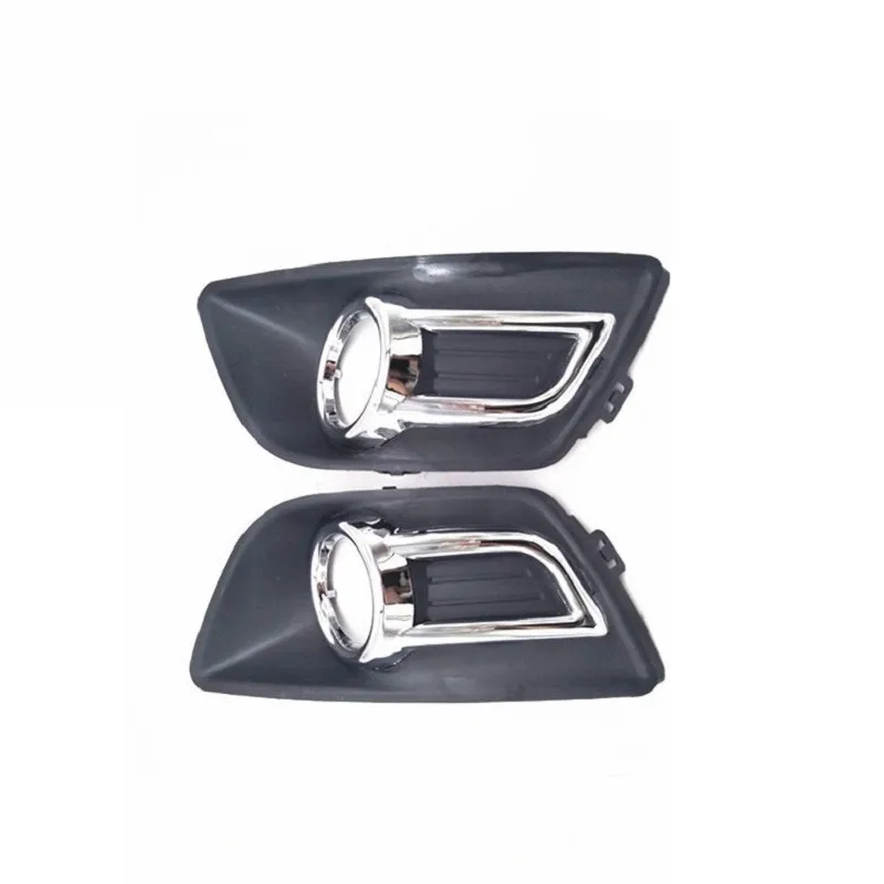 

2 шт. хромированный передний бампер, противотуманный светильник в сборе, чехол для Citroen C4 2008-2011, передняя противотуманная фара