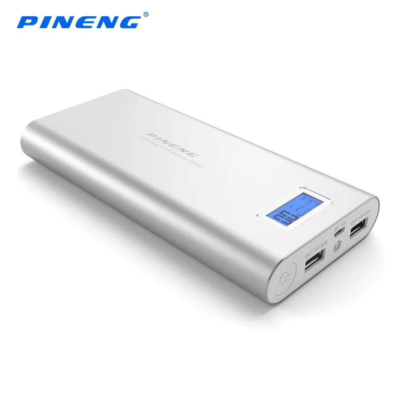PINENG-989 20000 мАч Высокая емкость Внешний аккумулятор Двойной выход lnterfaces отправка из: Россия
