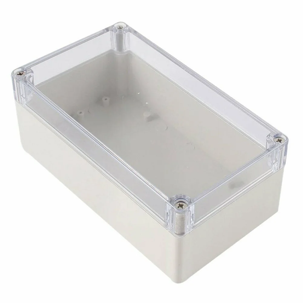 

Electronic Project Box Enclosure Clear Cover Home Cable Junction Easy Use Waterproof Case Screw Instrument Accessories Durable