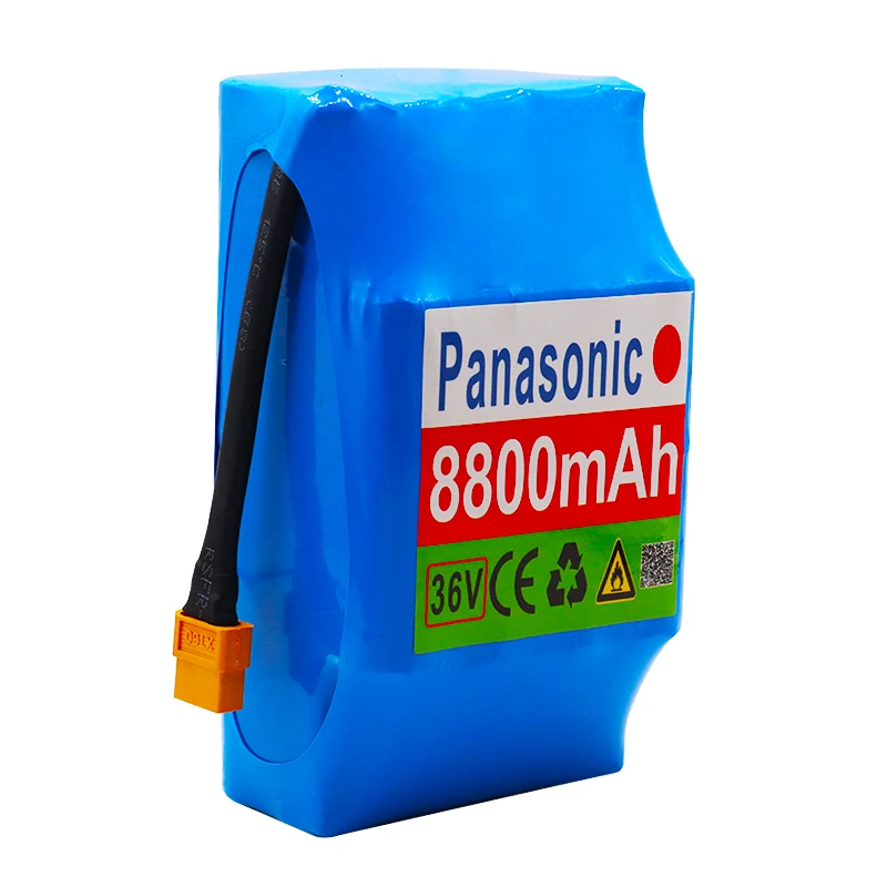 Panasonic 10S2P 36v перезаряжаемая литий-ионная батарея 8800 мА/ч, 8.8AH Батарея пакет для электрического самобалансирующегося всасывания Ховерборд Одноколесный велосипед