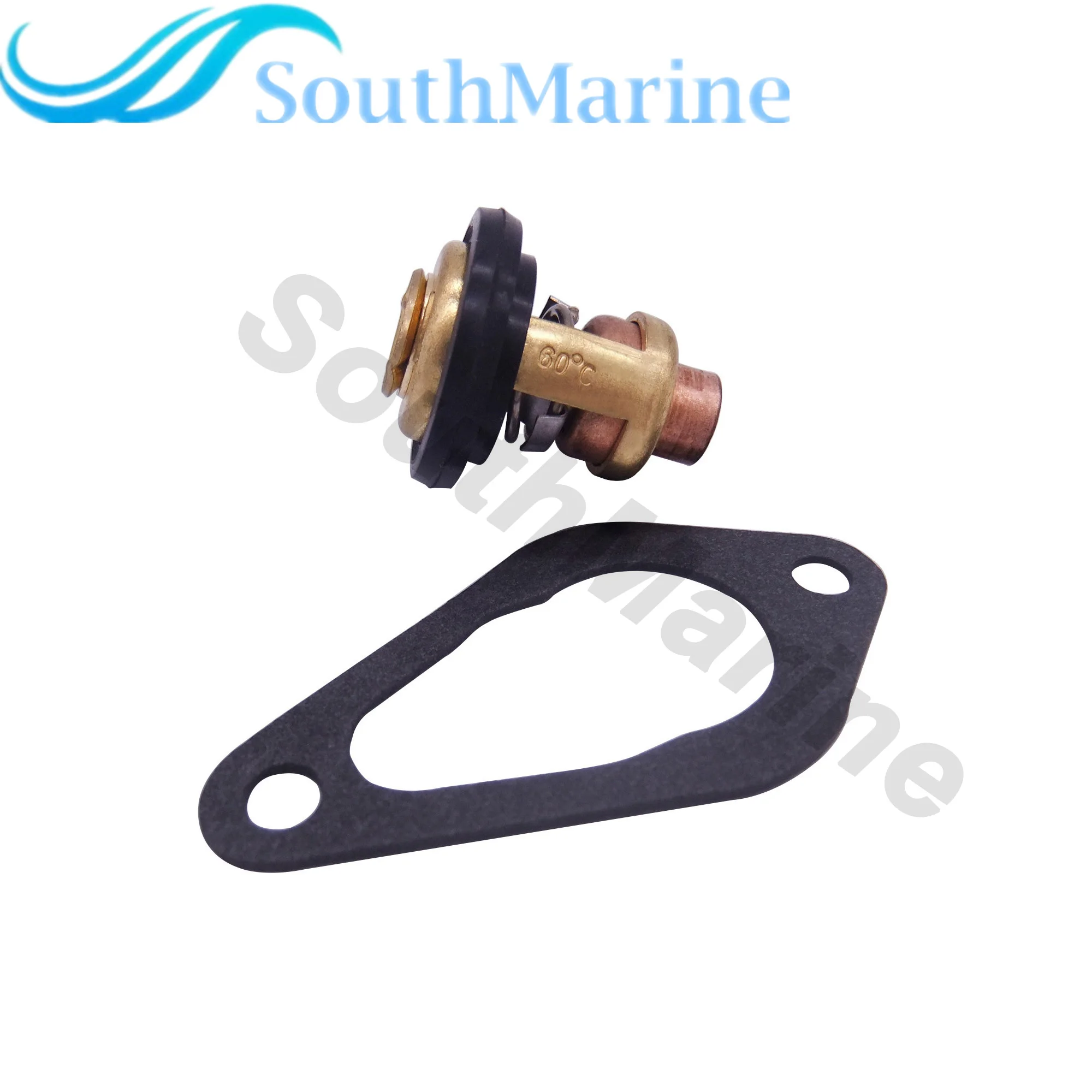 Boat Motor 855676002 8M0119207 Thermostat & 27-853702005 Gasket for Mercury Marine Outboard Engine 8HP 15HP 20HP 25HP 35HP Sier