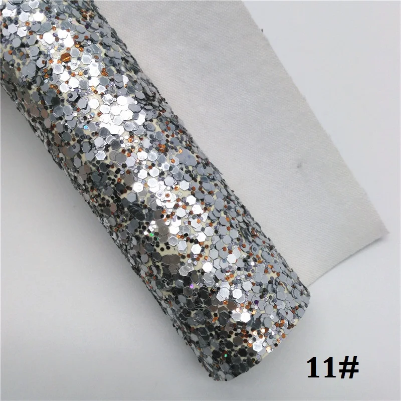 11 Блестящая ткань, 21X29 см, размер А4, плотная блестящая кожа, искусственная ткань из искусственной кожи, виниловая ткань для бантов, GM460A - Цвет: 11