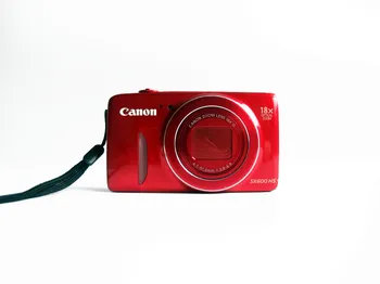 

USED SPECIAL PRICE ! Canon PowerShot SX600 HS 16MP Digital Camera - Wi-Fi Enabled (Red)