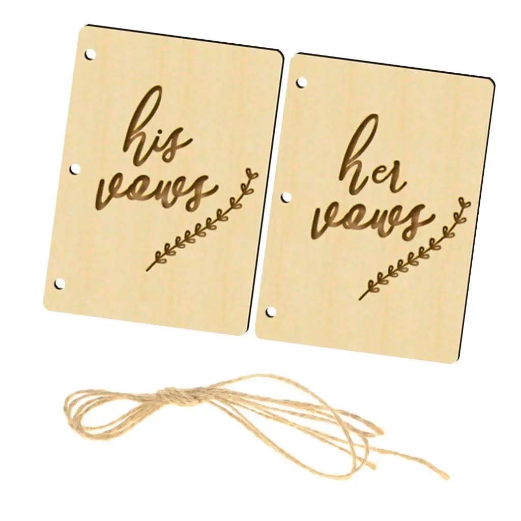 Natural Wooden Tags Cutout Wooden Pieces Hanging Labels Embellishments Crafts Wooden Decorative for Wedding Crafts Making DIY