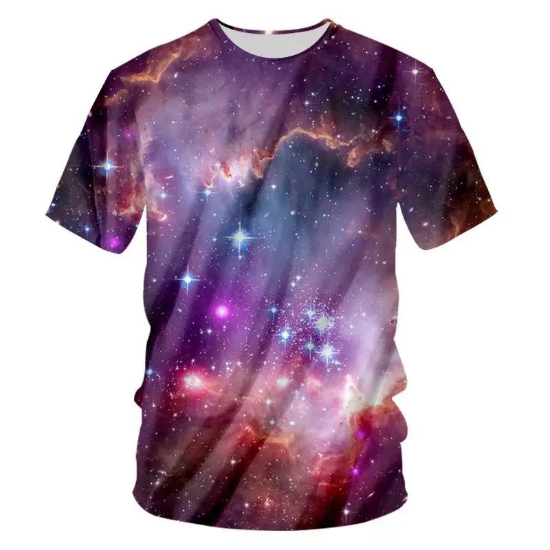 

Men's Women's T Shirt Tee Tops Clothes Funny Galaxy 3D Pattern Summer Cool Print Short Sleeve Tops & Tees Fashion Casual T Shirt