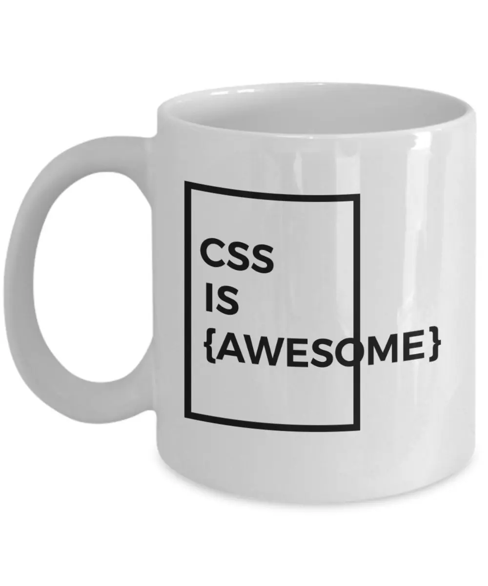 CSS потрясающая кофейная кружка программист веб-разработчик HTML11oz керамическая чайная чашка - Цвет: C