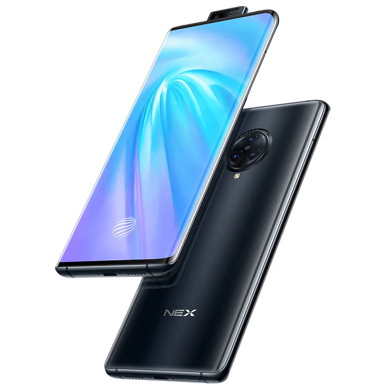 Новая модель Vivo Nex 3 4G LTE Смартфон Snapdragon 855 Plus Android 9,0 6,8" Super Amoled 8 Гб ram 128 ГБ rom МП 44 Вт