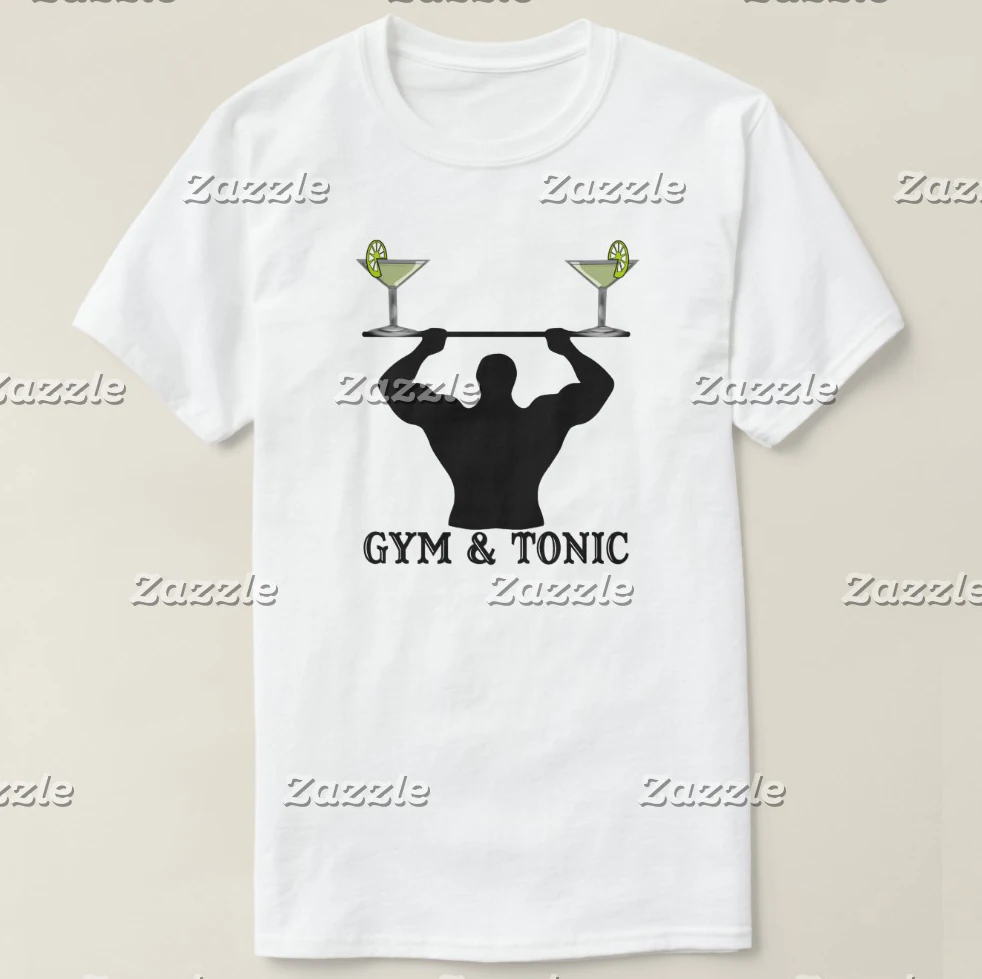 2019 Мужская футболка с принтом хлопковая коротким рукавом для спортзала и тоника