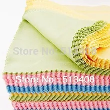 Прямая 13x13 см красочные очки линзы очки из микрофибры Ткань для очистки