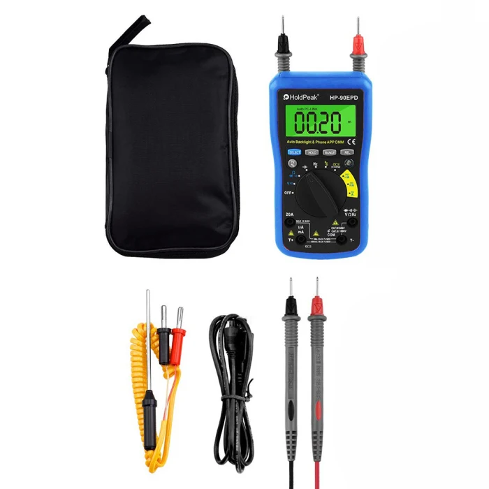 Newest Digital Multimeter HP-90EPD Multi-tester Auto Range Ohmmeter Voltage AC DC Resistance Current Capacity Tester