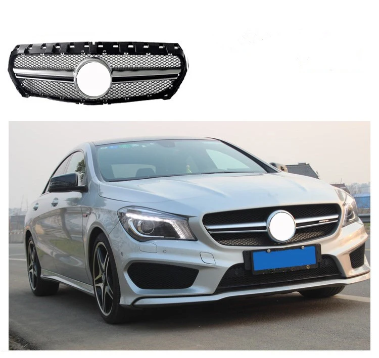 CLA Class W117 GT решетка Вертикальная стильная для Mercedes Pre-Facelift передний бампер гоночный гриль 2013- cl200 CL250 CL180