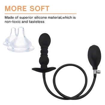 Inflatable Dildo Penis Pump Big Anal Plug Adult Sex Toys Women Men Gay Realistic Dildos Vaginal Butt Stimulation Masturbator 4