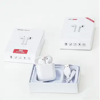 

i10 tws bluetooth earphones wireless charge headsets Aire 1:1 copy Pop up earbuds sport super bass earphones for phone PK i1000