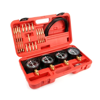 

Motorcycle Fuel Vacuum Carburetor Synchronizer Carb with 4 Gauges Tool Kit