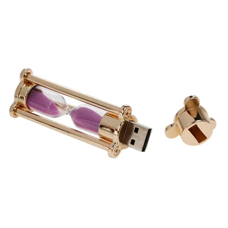 USB флеш-накопитель 64 ГБ, металлическая ручка 128 ГБ, флеш-накопитель 16 ГБ, u-диск 8 ГБ, 4 Гб, ручка в форме песочных часов, 32 ГБ, специальный подарок, бесплатный логотип на заказ